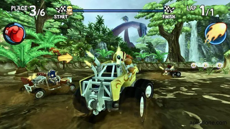 beach buggy racing mod apk graphics