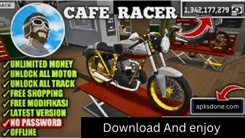 cafe racer mod apk free shopping
